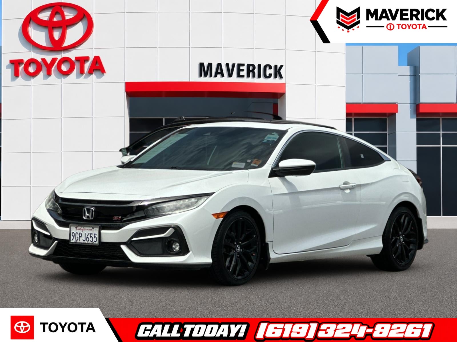 2020 Honda Civic Si in Not Available — front three-quarter view