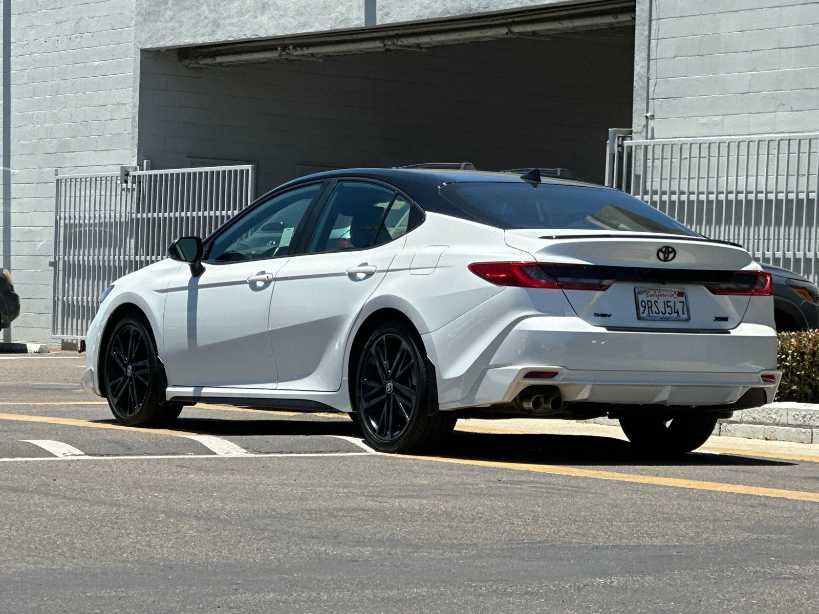 2025 Toyota Camry — rear three-quarter view