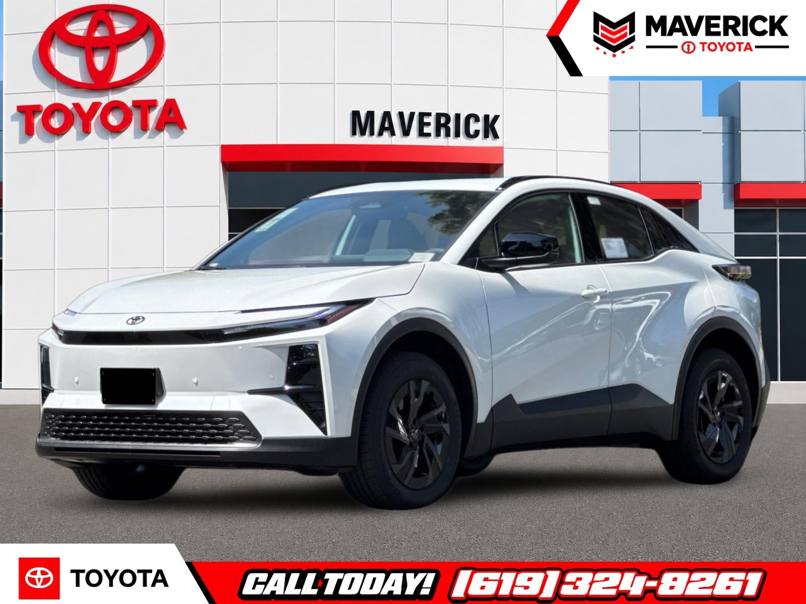 2026 Toyota C-HR SE in Wind Chill Prl — front three-quarter view