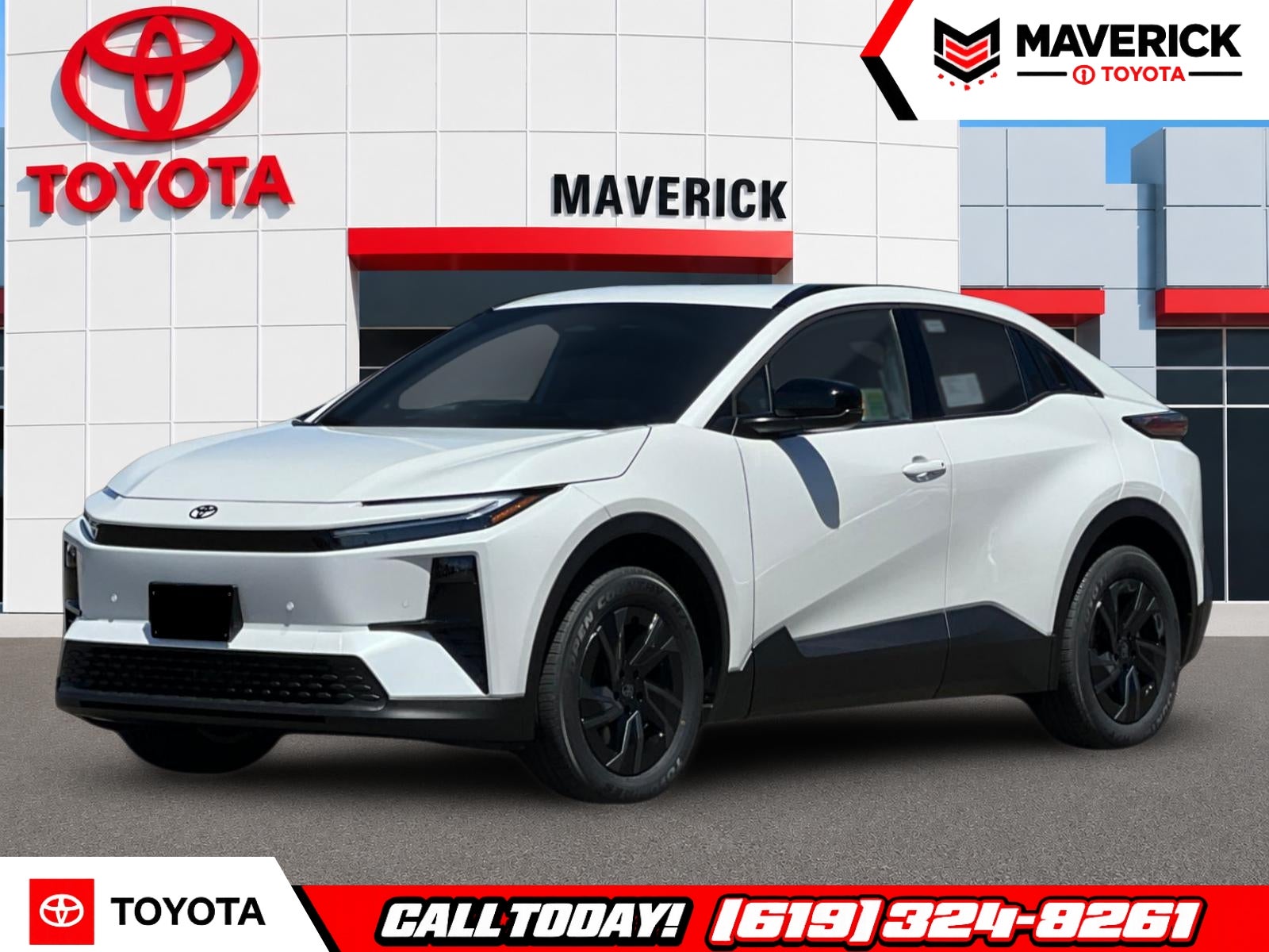 2026 Toyota C-HR SE in Wind Chill Prl — front three-quarter view