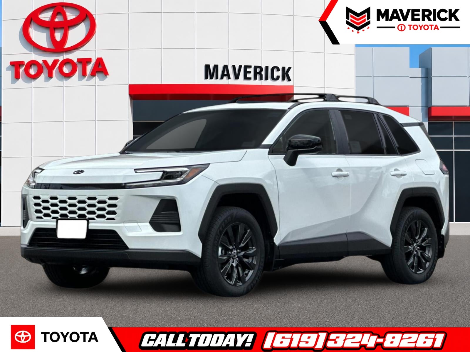 2026 Toyota RAV4 XLE Premium in Wind Chill Pearl — front three-quarter view