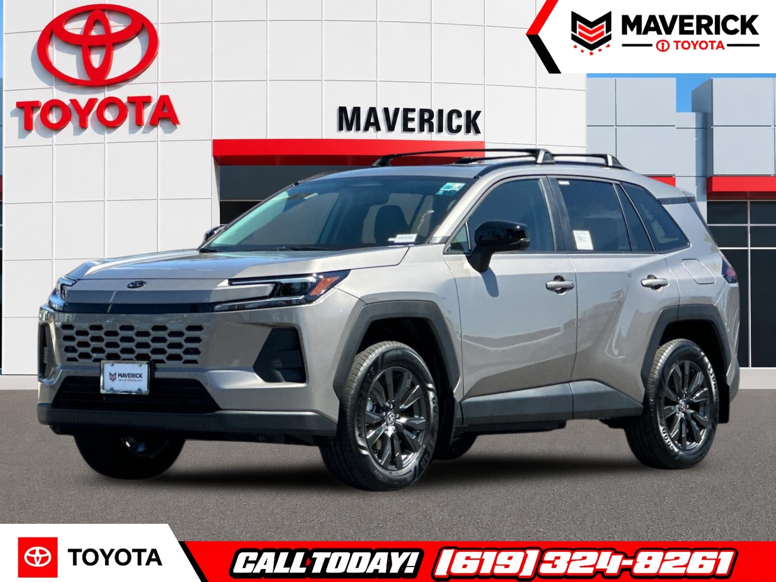 2026 Toyota RAV4 XLE Premium in Meteor Shower — front three-quarter view