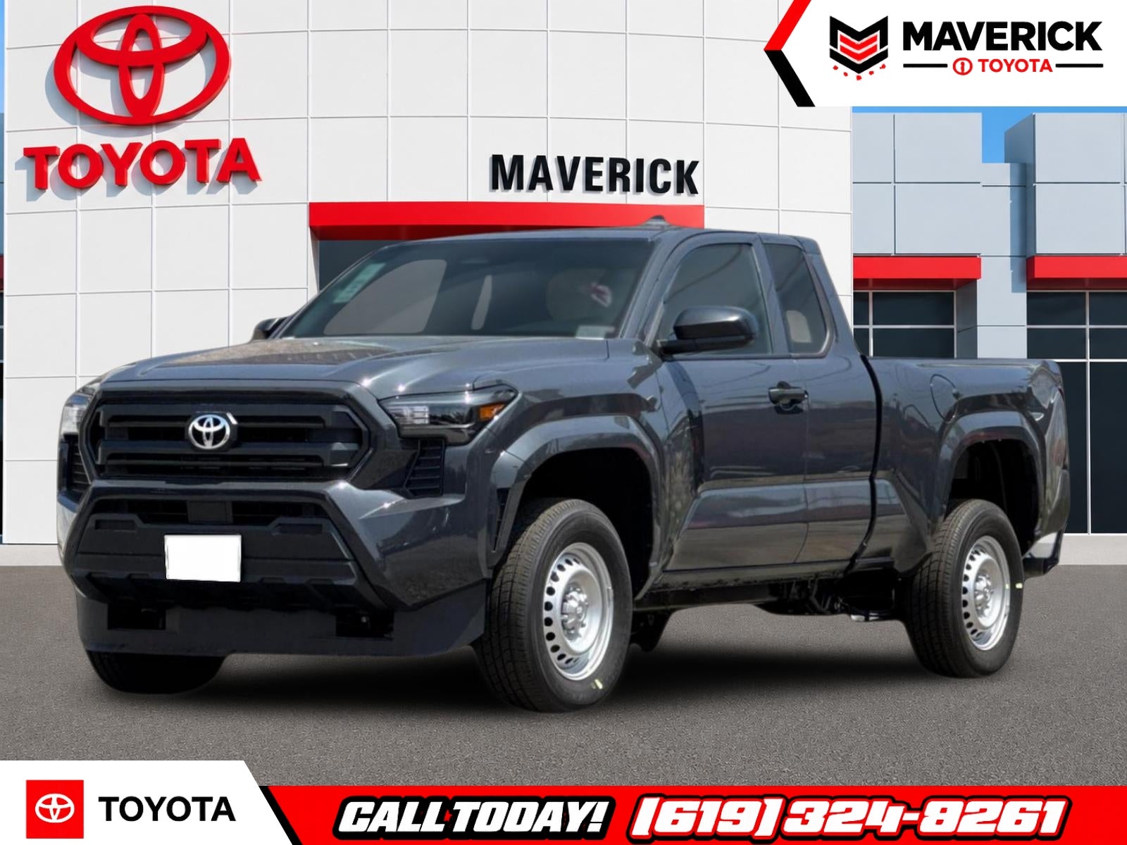 2026 Toyota Tacoma SR in Underground — front three-quarter view