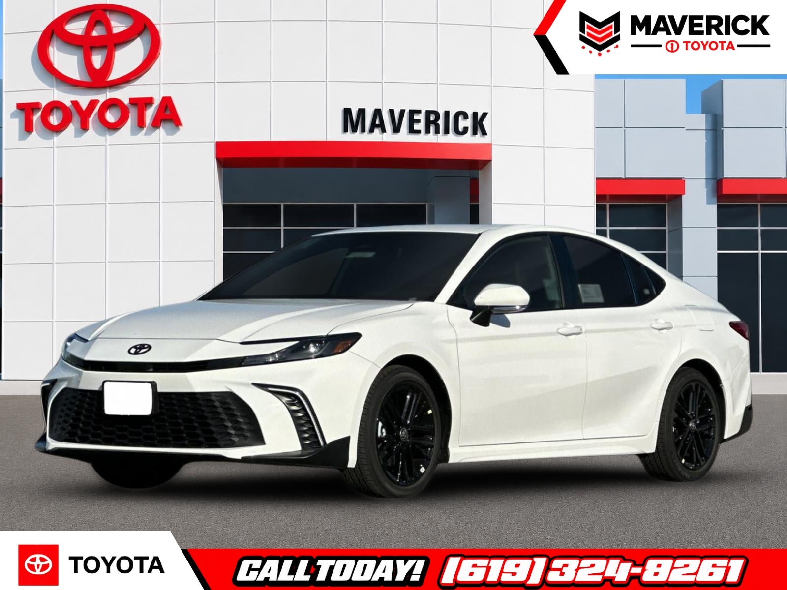 2026 Toyota Camry SE in Ice Cap — front three-quarter view