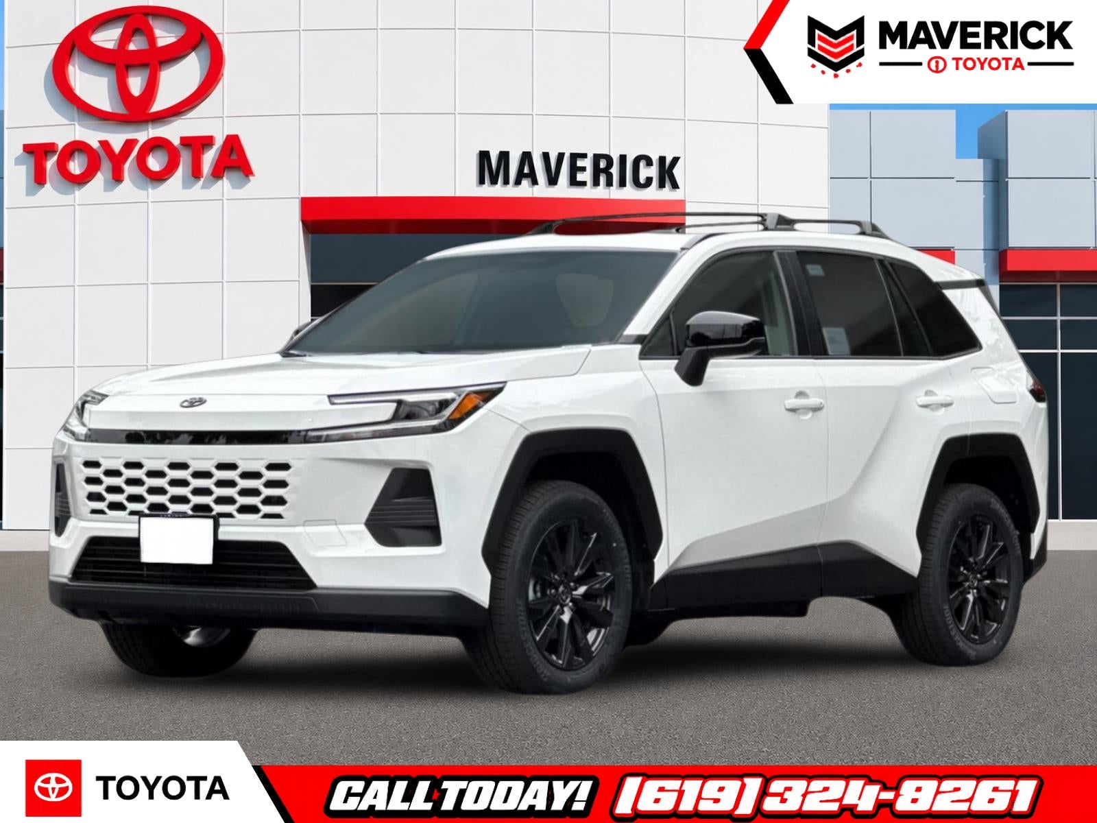 2026 Toyota RAV4 XLE Premium in Ice Cap — front three-quarter view