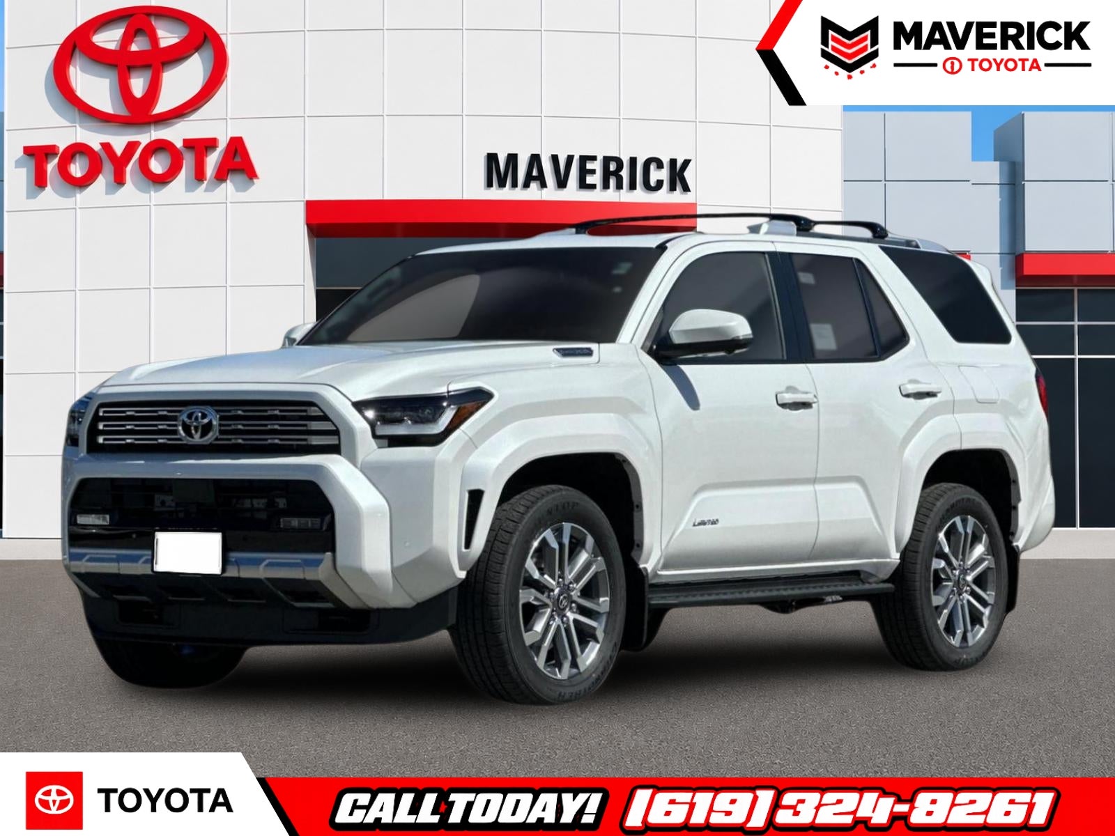 2026 Toyota 4Runner i-FORCE MAX Limited i-FORCE MAX in Wind Chill Pearl — front three-quarter view